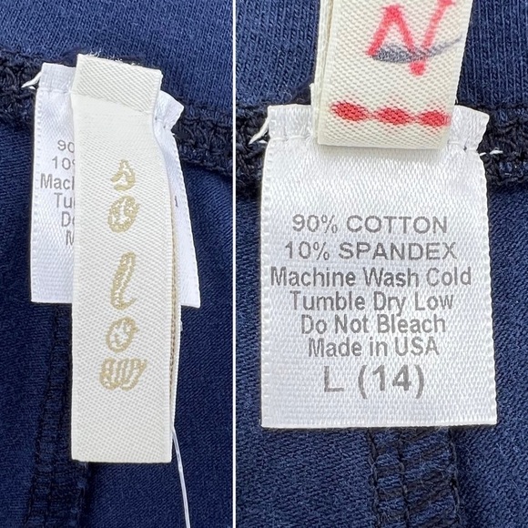 Solow Foldover Crop Legging Girl’s Size Large (14) Navy Blue so low New NWT - Picture 5 of 7